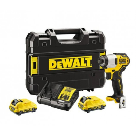 DEWALT.IMPACT DRIVER.12V DCF801D2 163Nm 2x2.0Ah