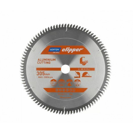 NORTON alumiinium ketassaag 305mm x 30mm x 96z (3.0/2.2)