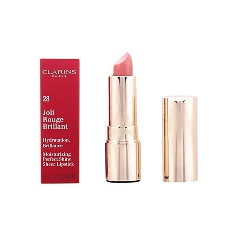 clarins joli rouge brillant 28 pink praline