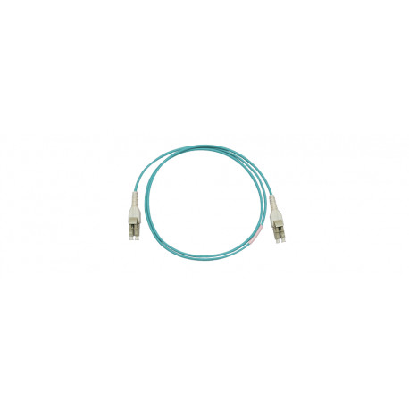 FO jätkukaabel multimode LC-LC duplex OM4 (50/125) 10.0m Aqua