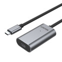 Adapter USB Unitek USB-C - USB-C Szary  (U305