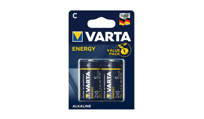 VARTA alkaline battery R14 (Type C) Energy 2 pcs