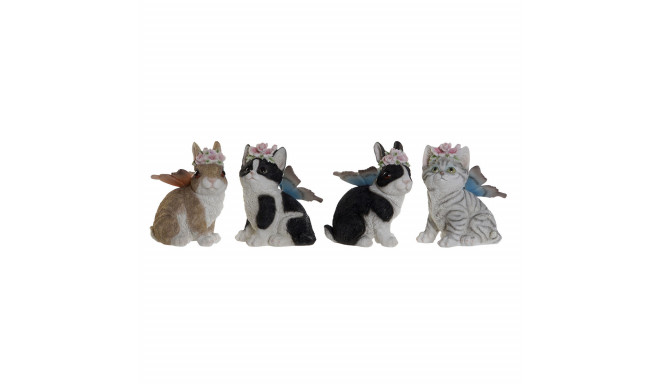 Dekoratīvās figūriņas DKD Home Decor 11 x 13 x 15 cm dzīvnieki (4 gb.)
