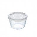 Apaļa Pusdienu Kastīte ar Vāku Pyrex Cook & Freeze 12 x 12 x 9 cm 600 ml Caurspīdīgs Silikona Stikls