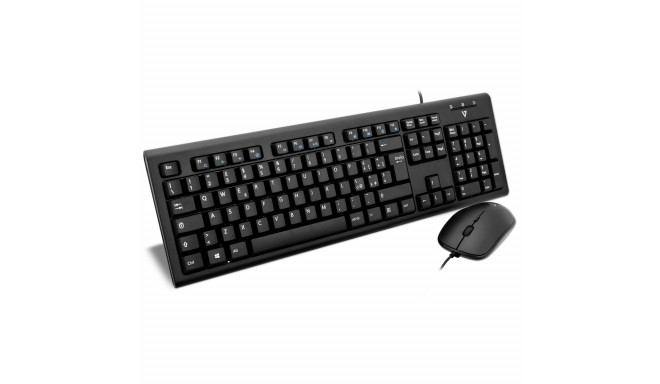 Keyboard and Mouse V7 CKU200IT Qwerty Italian