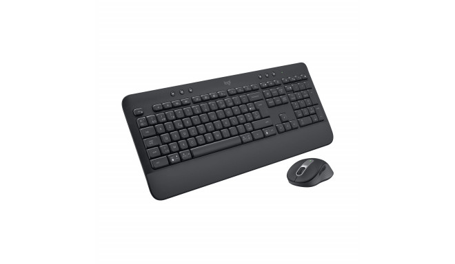 Klaviatuur ja Juhtmevaba Hiir Logitech 920-011001 Must Azerty Prantsuse