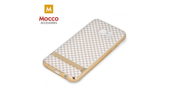 Mocco kaitseümbris Blocks Plating Apple iPhone 7/8, läbipaistev/kuldne