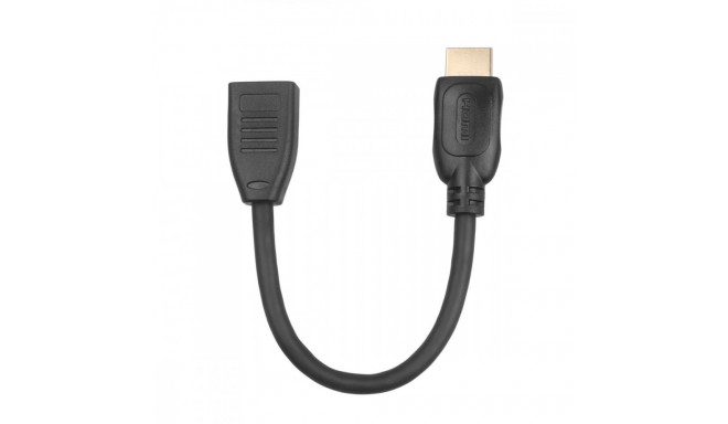 Cable HDMI F-M 15 cm v2.0 extension cord