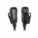 EM-2027/H2 peakomplekt mikrofoni ja kõrvaklapp G-kujulise kõrvatoega Hytera kahvel
