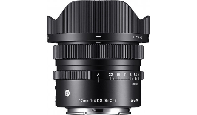 Sigma 17mm f/4 DG DN Contemporary lens for Sony E