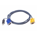 Aten 2L-5202UP 1.8M USB KVM Cable with 3 in 1