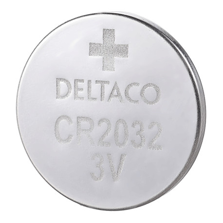 Ultimate Lithium battery DELTACO 3V, CR2032, button cell, 1-pack / ULT-CR2032-1P