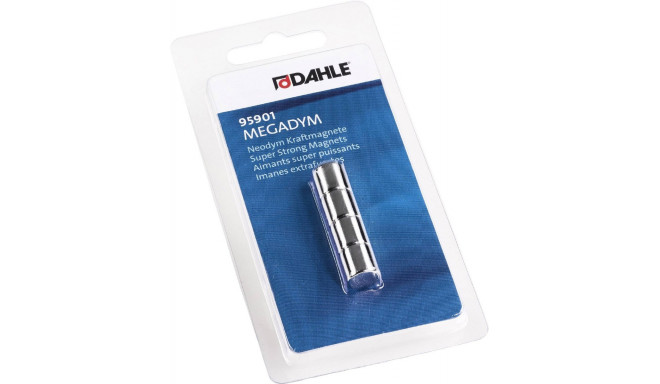 Tahvlimagnet Megadym CYLINDER,  Ø10mmx10mm, 50N, 4tk/kmpl,Dahle