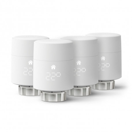 Programmeeritav termostaat Tado Smart Radiator Thermostat - Quattro Valge (4 Ühikut)