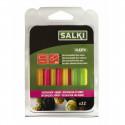 Hot melt glue sticks Salki 430106 Multicolour Decoration fluoride Ø 8 x 95 mm (22 Units)