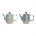 Teapot DKD Home Decor 8424001793235 Blue Mint Stoneware (22.5 x 12 x 16.5 cm) (2 pcs) (1L)