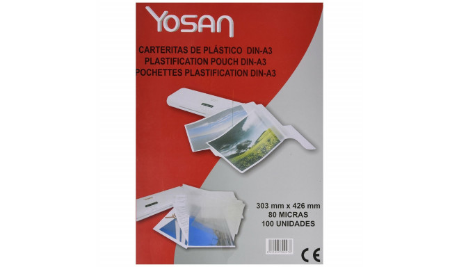 Lamineerimisümbrised Yosan Läbipaistev A3