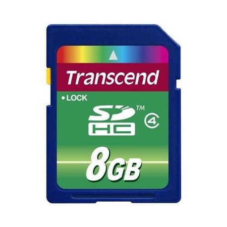 MEMORY SDHC 8GB/CLASS4 TS8GSDHC4 TRANSCEND