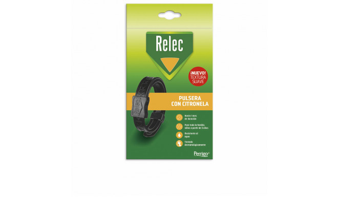 RELEC PULSERA antimosquitos con cintronela adulto negra 1 u