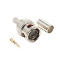 BNC male plug crimp for RG58/RF195