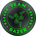 Razer Team Floor Mat, must/roheline - Põrandamatt