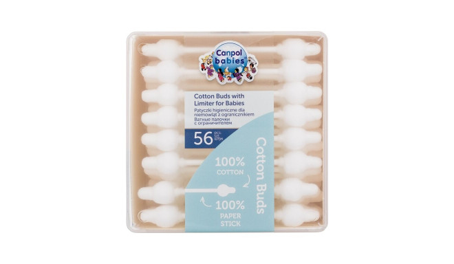 Canpol babies Cotton Buds With Limiter (56ml)