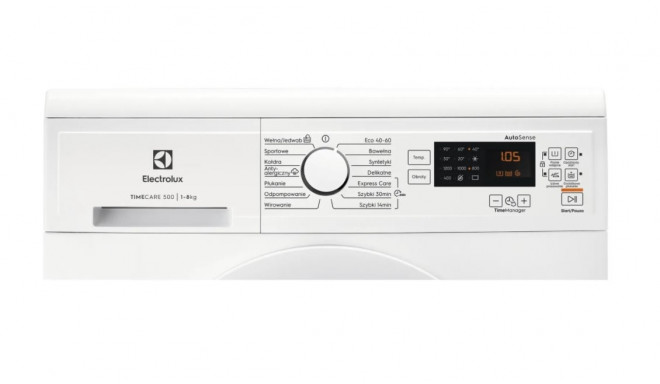 Electrolux EW2F428WP washing machine Freestanding Front-load 8 kg 1200 RPM White