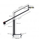 StudioKing Professional Light Boom + Light Stand FPT-3601