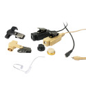 PTE-880 S05 2-wire surveillance headset with accoustic tube