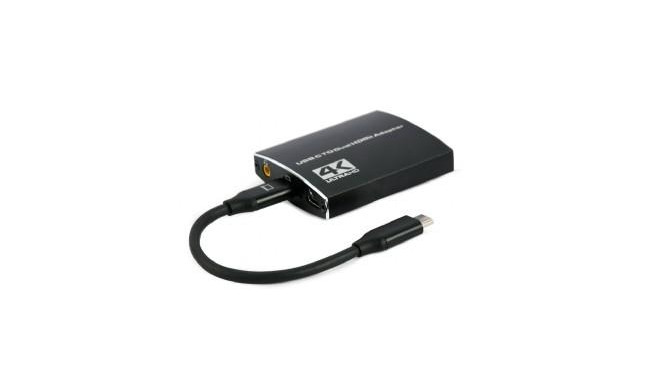 I/O ADAPTER USB-C TO HDMI/DUAL A-CM-HDMIF2-01 GEMBIRD