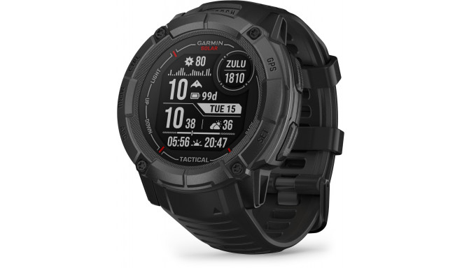 Garmin Instinct 2X Solar Tactical, черный