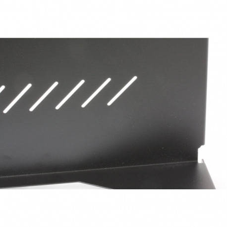 Techly 360882 1U 150mm rack 19, 2 kinnituspunkti, perforeeritud, must