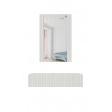 Dressing table with mirror PAFOS 80x41.6x100 white matte