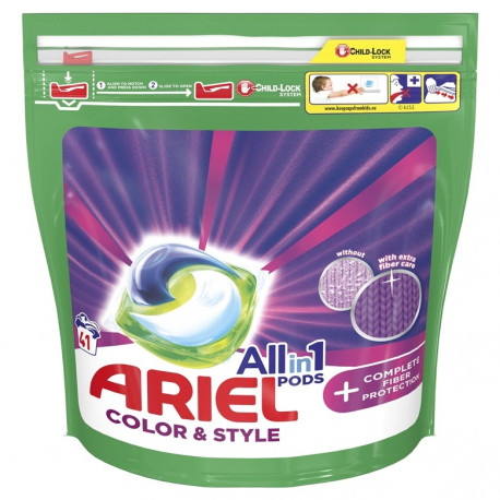 WASHING CAPS ARIEL COMPLETE 41PCS - Laundry detergents - Photopoint