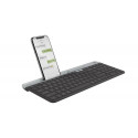 Logitech Slim Multi-Device Wireless K580 keyboard RF Wireless + Bluetooth QWERTY Russian Graphite