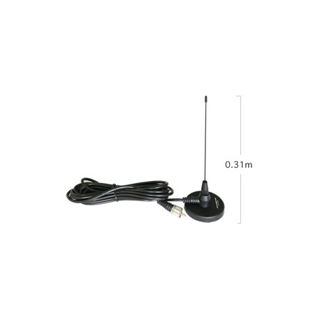 Diamond MC201 magnetantenn 1/4, 23cm, UHF-isane pistik