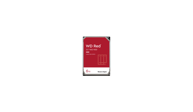 Western Digital HDD Red 6TB SATA 6Gb/s 3.5" 24x7 IntelliPower SOHO NAS