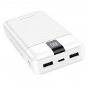 Borofone Power Bank 20000mAh BJ20A Mobile - 2xUSB - with 3 in 1 Micro USB, Type C, Lightning cable w
