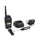 Midland G18 PRO PMR446 portable semi-professional transceiver IP67, 1600mAh LiIon battery, desktop c