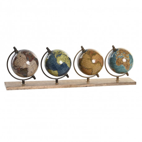 Dekoratīvās figūriņas DKD Home Decor 50 x 10 x 15 cm Daudzkrāsains Koloniāls