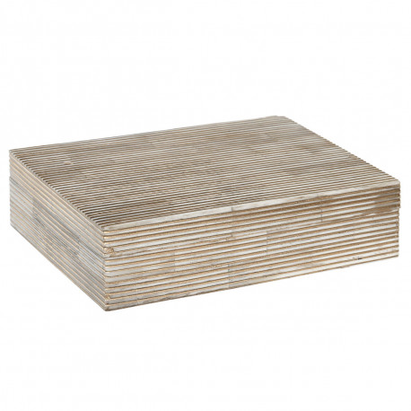DKD Home Decor jewelry box 20.5x13x5.5cm, cream