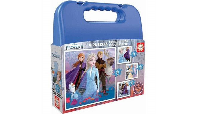 4 Pužļu Komplekts Educa Frozen II 73 Daudzums