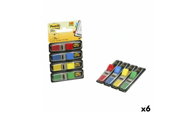 Набор клейких заметок Post-it 683-4 Разноцветный 12 x 43,1 mm (6 штук)