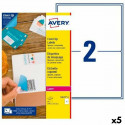 Printer Labels Avery L4611 199,6 x 143,5 mm White 25 Sheets (5 Units) Printer Labels Avery L4611 199,6 x 143,5 mm White 25 Sheets (5 Units)