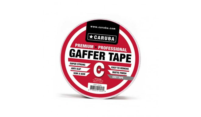 Caruba Gaffer Tape 50mtr x 5cm Grijs