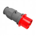 Socket plug EDM CETAC Punane IP44 16 A 400 V Antenn