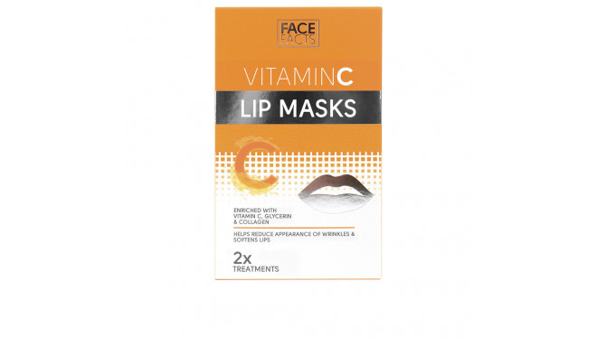 FACE FACTS VITAMINC lip masks 2 u