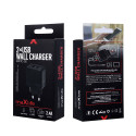 Maxlife USB-laadija MXTC-02 2xUSB 2.4A, must