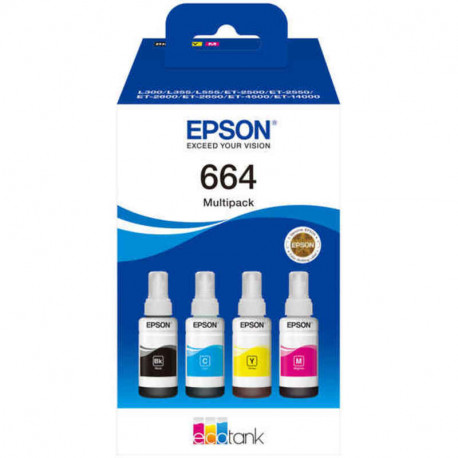 Originaalne Tindikassett Epson EcoTank 664 Mitmevärviline