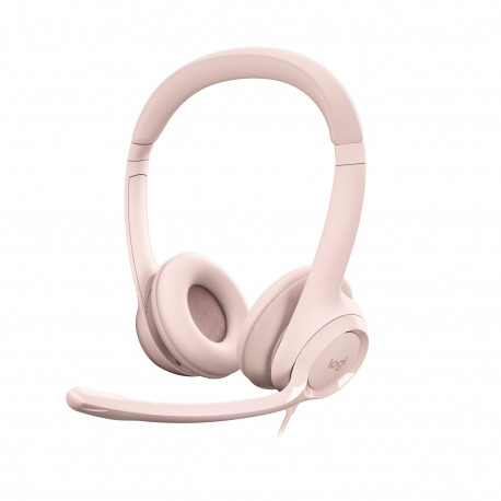 Logitech H390 USB Różowy